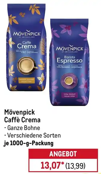 METRO Mövenpick Caffè Crema Angebot