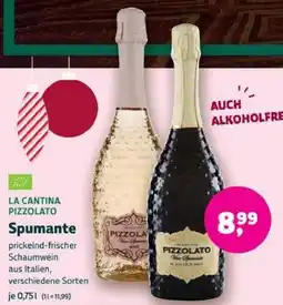 Biomarkt LA CANTINA PIZZOLATO Spumante Angebot