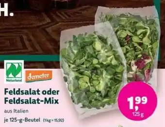 Feldsalat oder Feldsalat-Mix