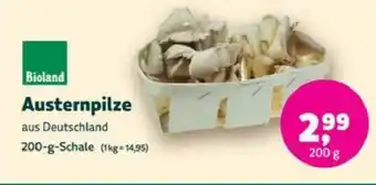 Biomarkt Bioland Austernpilze Angebot