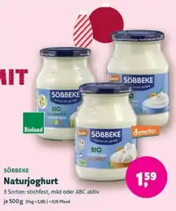 Biomarkt SÖBBEKE Naturjoghurt Angebot