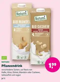 Biomarkt NATUMI Pflanzendrink Angebot