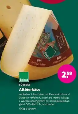 Biomarkt SÖBBEKE Altbierkäse Angebot