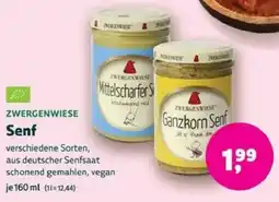 Biomarkt ZWERGENWIESE Senf Angebot