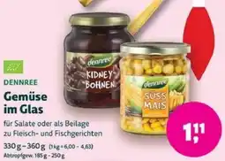 Biomarkt DENNREE Gemüse im Glas Angebot