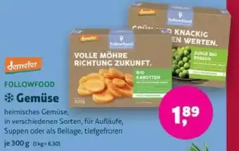 Biomarkt FOLLOWFOOD Gemüse Angebot