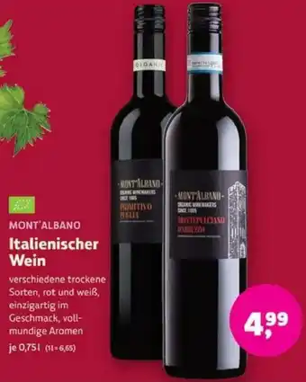 MONT'ALBANO Italienischer Wein