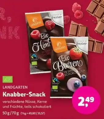Biomarkt LANDGARTEN Knabber-Snack Angebot