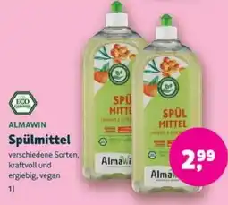 Biomarkt ALMAWIN Spülmittel Angebot
