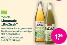Biomarkt VOELKEL Limonade ,,BioZisch" Angebot