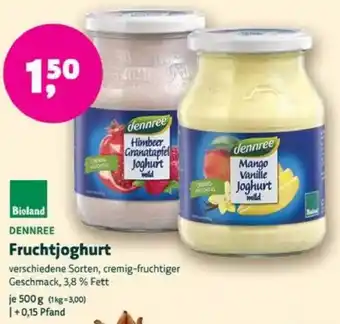 Biomarkt DENNREE Fruchtjoghurt Angebot