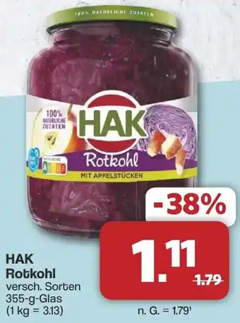 Famila Nord West HAK Rotkohl Angebot