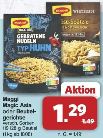 Famila Nord West Maggi Magic Asia oder Beutelgerichte Angebot