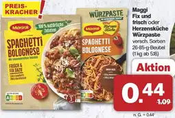 Famila Nord West Maggi Fix und frisch oder Herzensküche Würzpaste Angebot