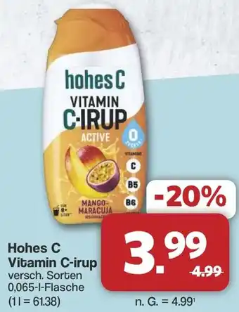 Famila Nord West Hohes C Vitamin C-irup Angebot