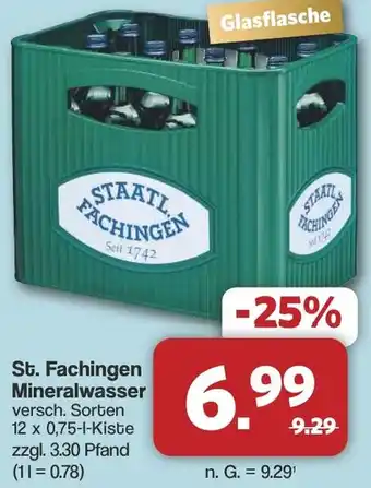 Famila Nord West St. Fachingen Mineralwasser Angebot