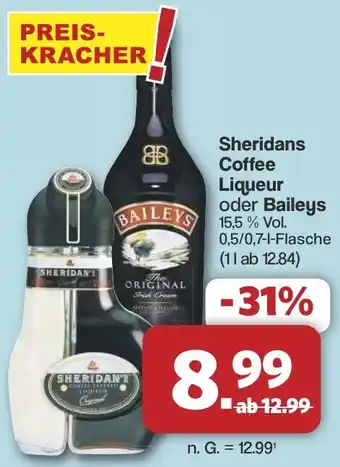 Famila Nord West Sheridans Coffee Liqueur oder Baileys Angebot