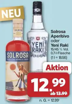 Famila Nord West Solrosa Aperitivo oder Yeni Raki Angebot