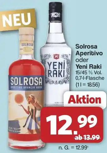 Famila Nord West Solrosa Aperitivo oder Yeni Raki Angebot