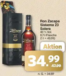 Famila Nord West Ron Zacapa Sistema 23 Solera Angebot