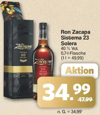 Famila Nord West Ron Zacapa Sistema 23 Solera Angebot