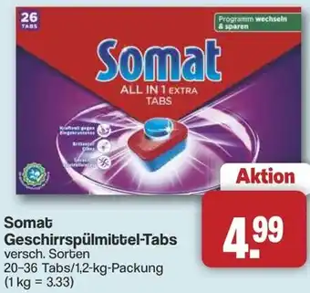 Famila Nord West Somat Geschirrspülmittel-Tabs Angebot