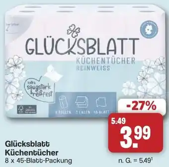 Famila Nord West Glücksblatt Küchentücher Angebot