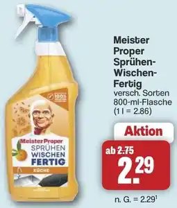 Famila Nord West Meister Proper Sprühen Wischen Fertig Angebot