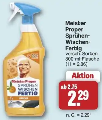 Famila Nord West Meister Proper Sprühen Wischen Fertig Angebot