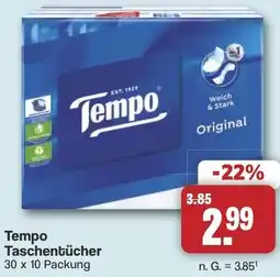 Famila Nord West Tempo Taschentücher Angebot