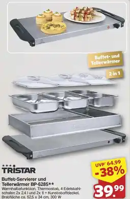 Famila Nord West TRISTAR Buffet-Servierer und Tellerwärmer BP-6285 Angebot