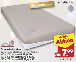 Famila Nord West H. G. HAHN HAUSTEXTILIEN Spannbettlaken Angebot