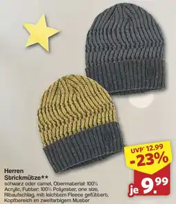 Famila Nord West Herren Strickmütze Angebot