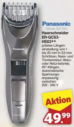 Famila Nord West Panasonic Haarschneider ER-GC63-H503 Angebot
