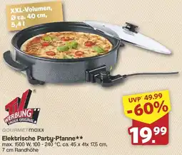 Famila Nord West GOURMETmaxx Elektrische Party-Pfanne Angebot