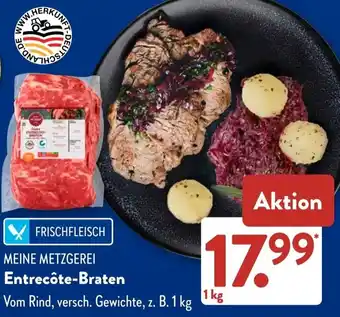 Aldi Süd MEINE METZGEREI Entrecôte-Braten Angebot