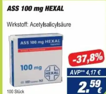 Easy Apotheke ASS 100mg Hexal 100st Angebot