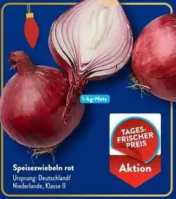 Aldi Süd Speisezwiebeln rot Angebot
