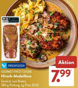 Aldi Süd GOURMET FINEST CUISINE Hirsch-Medaillons Angebot