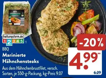 BBQ Marinierte Hähnchensteaks