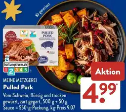 Aldi Süd MEINE METZGEREI Pulled Pork Angebot