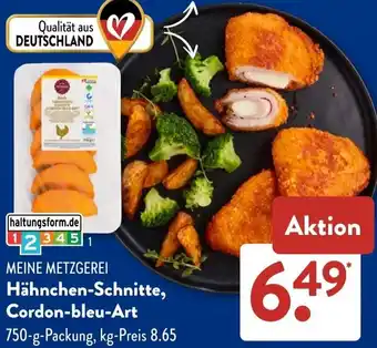 MEINE METZGEREI Hähnchen-Schnitte, Cordon-bleu-Art