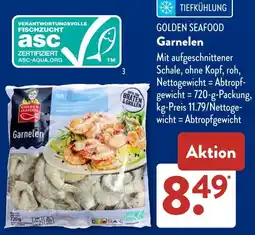 Aldi Süd GOLDEN SEAFOOD Garnelen Angebot
