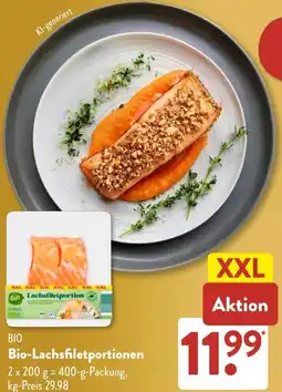 Aldi Süd Bio-Lachsfiletportionen Angebot