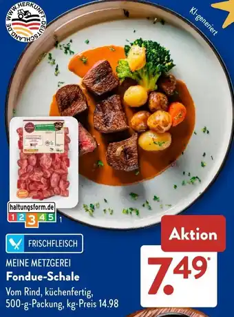 Aldi Süd MEINE METZGEREI Fondue-Schale Angebot