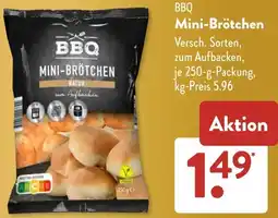 Aldi Süd BBQ Mini-Brötchen Angebot