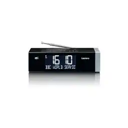 Netto Marken-Discount Lenco CR-640BK DAB+/FM Stereo Uhrenradio mit Bluetooth und 2x4 Watt RMS Angebot