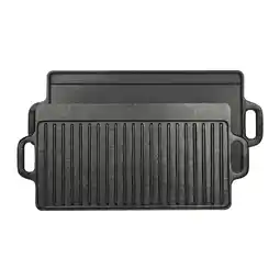 Netto Marken-Discount El Fuego Gusseiserne Grillplatte doppelseitig Angebot