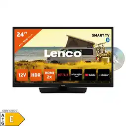 Netto Marken-Discount Lenco DVL-2483BK (V2) - 24-Zoll Smart-TV mit integriertem DVD-Player Angebot
