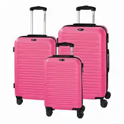 Netto Marken-Discount 3-tlg. Trolley-Set Havanna 2.0, pink Angebot